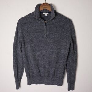 Gap Quarter Zip Sweater Gray